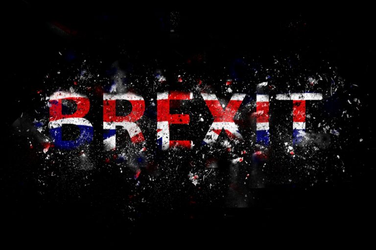 Exploding Brexit Sign