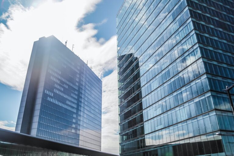 windows skyscraper business reflect office, Corporate building